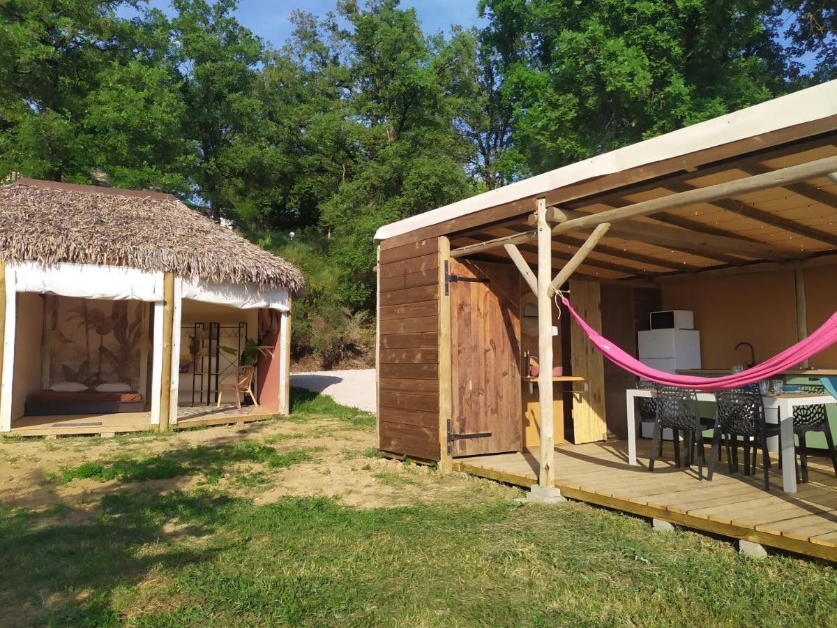 Camping Domaine De Senaud Albon المظهر الخارجي الصورة