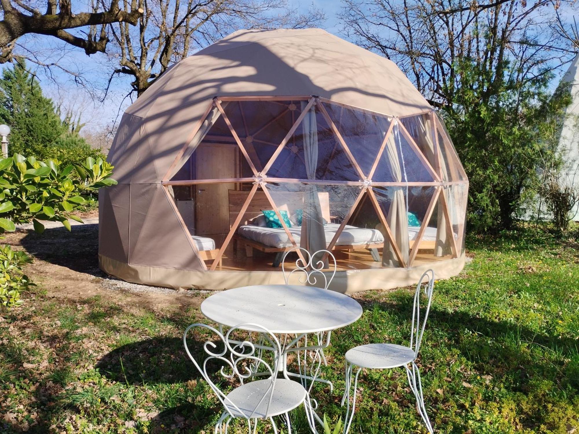 Camping Domaine De Senaud Albon المظهر الخارجي الصورة